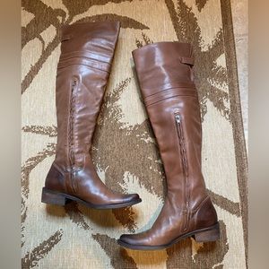 Matisse Over-The-Knee Studded Leather Boots  6.5